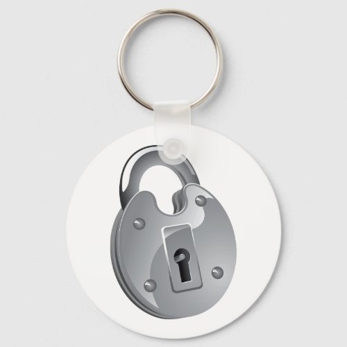 Padlock Security Keychain