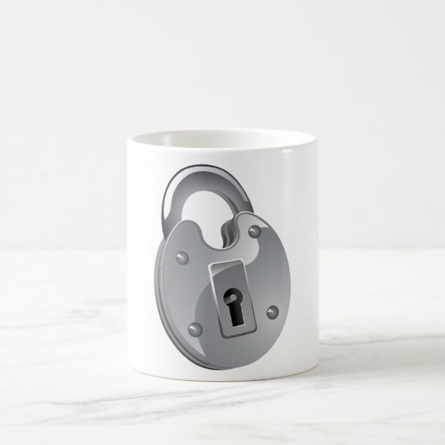 Padlock Security Mug (Center)