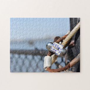 Padlocks Riverside Park Hudson River New York City Jigsaw Puzzle