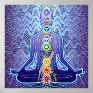 Padma Sambhava Radiant Purple Poster