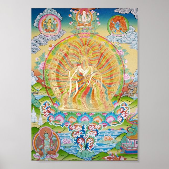 Padmasambhava Rainbow Body Poster (Front)