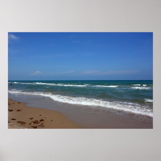 Padre Island Beach Poster (Front)
