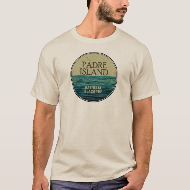Padre Island National Seashore Ocean Birds T-Shirt (Front)