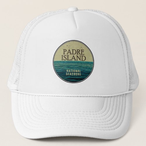 Padre Island National Seashore Ocean Birds Trucker Hat