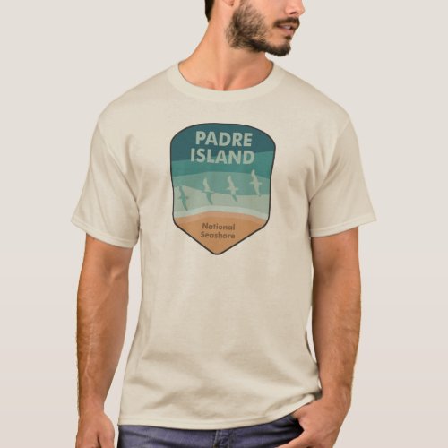 Padre Island National Seashore Texas Seagulls T_Shirt