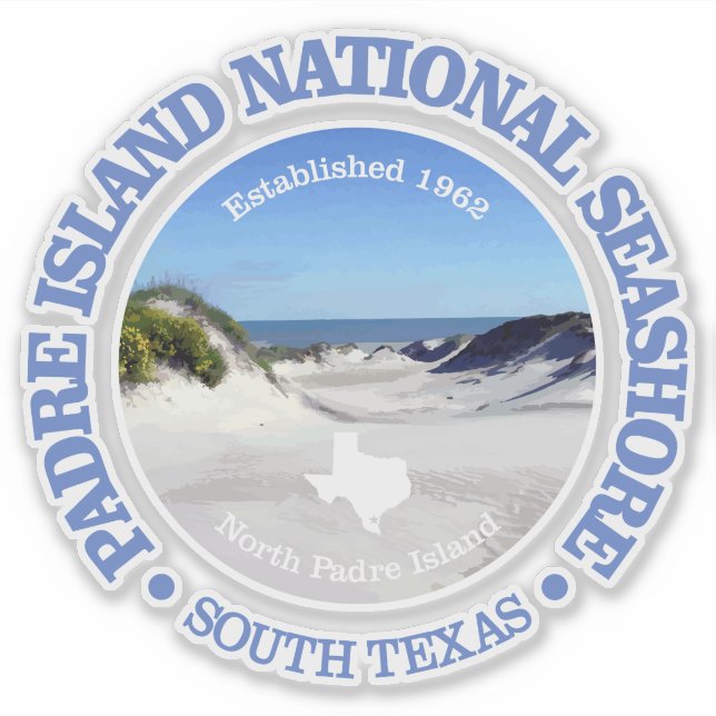 Padre Island NS Sticker (Front)