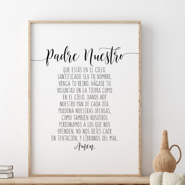 Padre Nuestro Que Estás En El Cielo Poster (Creator Uploaded)