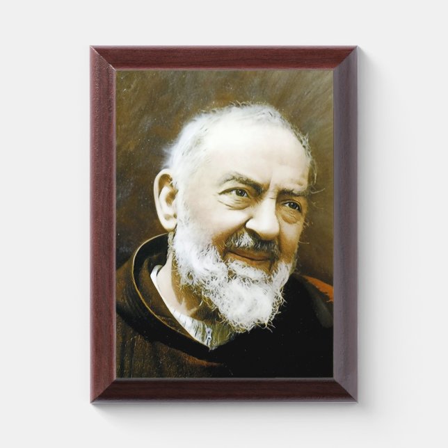 Padre Pio, Award Plaque (Vertical)