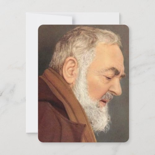 Padre Pio  Catholic Funeral Memorial Holy Card
