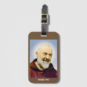 Padre Pio Luggage Tag