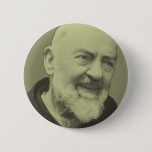 Padre Pio of Pietrelcina Button