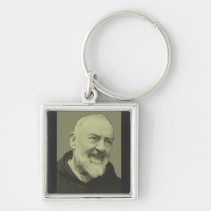 Padre Pio of Pietrelcina  Keychain