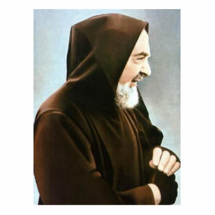 Padre Pio Photo Sculpture