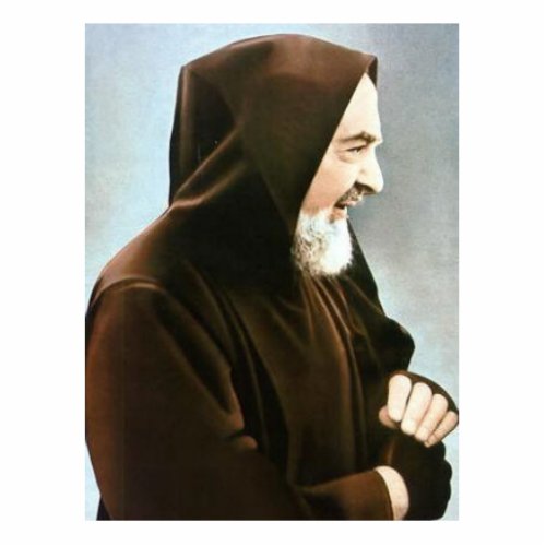 Padre Pio Photo Sculpture