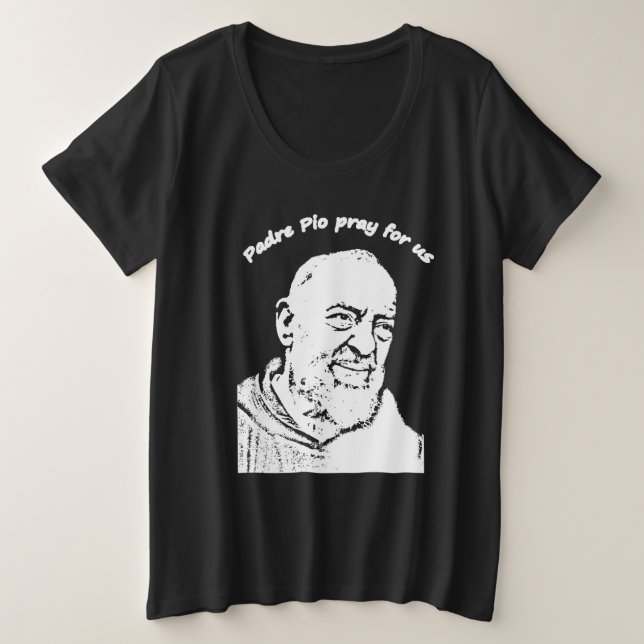 Padre Pio T-Shirt (Design Front)