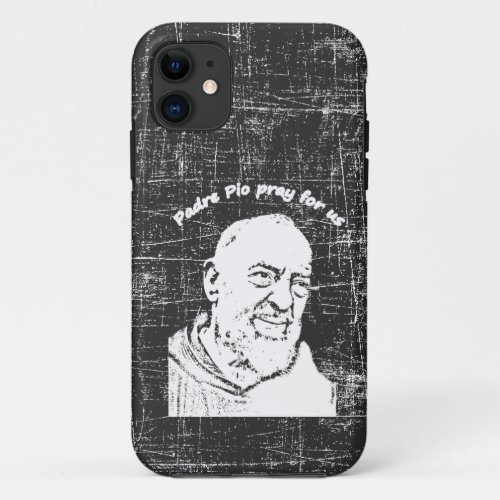 Padre Pio T_Shirt iPhone 11 Case
