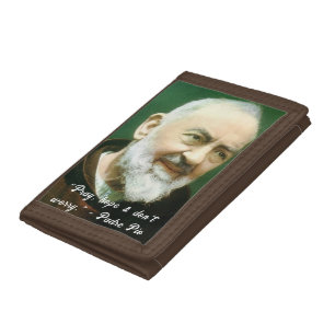 Padre Pio Trifold Wallet
