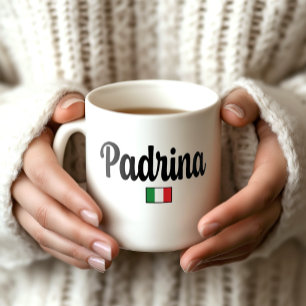 Padrina Italian Flag Mug - Gift for Godmother