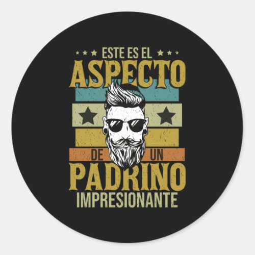 Padrino Classic Round Sticker