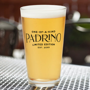 Padrino Limited Edition Personalized Glass