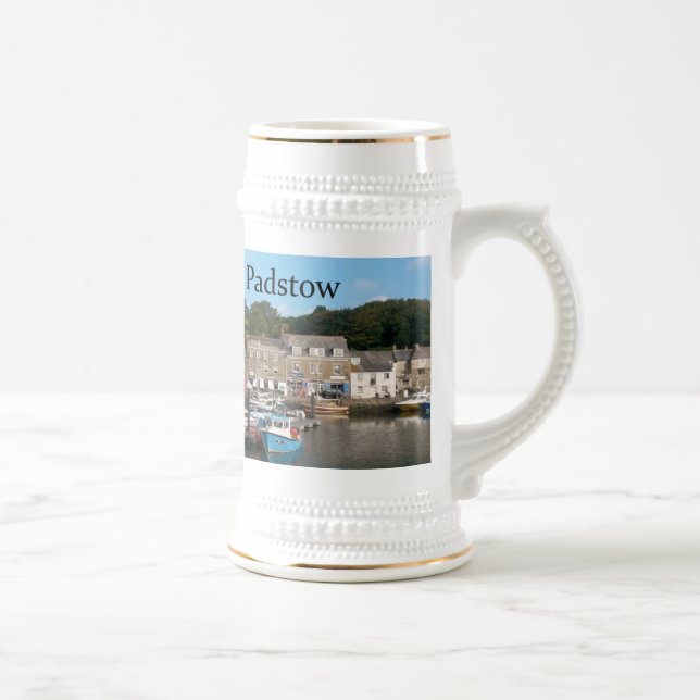 Padstow Cornwall England Beer Stein (Right)
