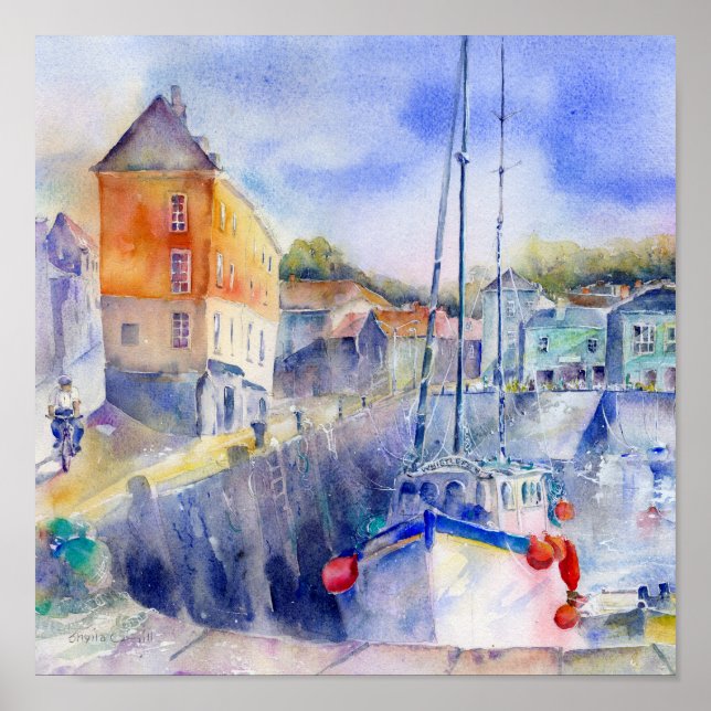 Padstow Habour Poster (Front)