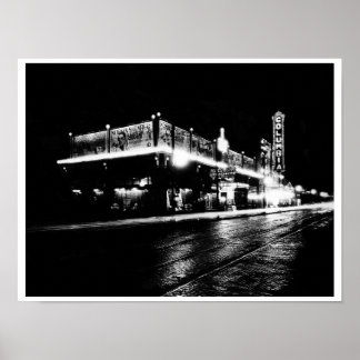 Paducah's Theater Row (Matte Print) Poster