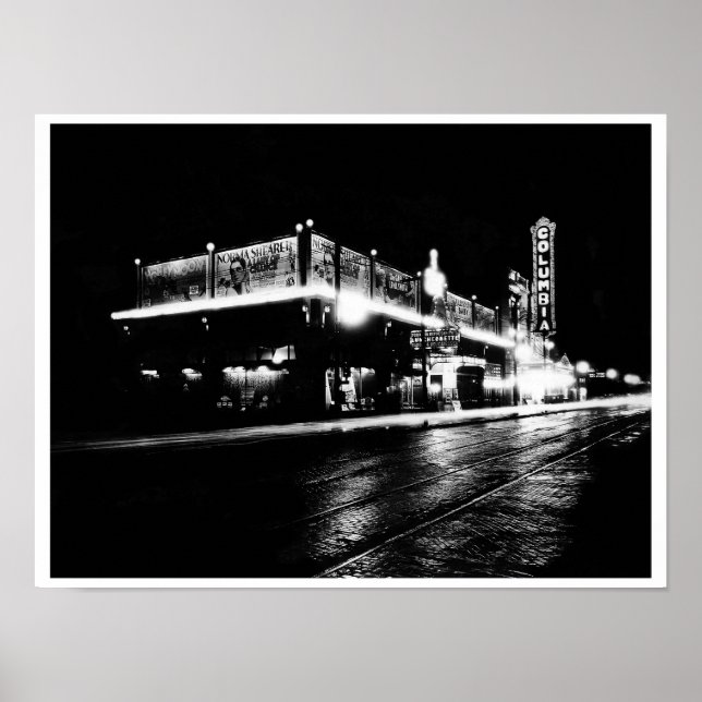 Paducah's Theater Row (Matte Print) Poster (Front)