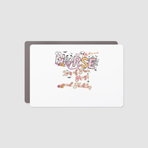 Paediactric Nurse Fun Halloween Design Essential T Car Magnet