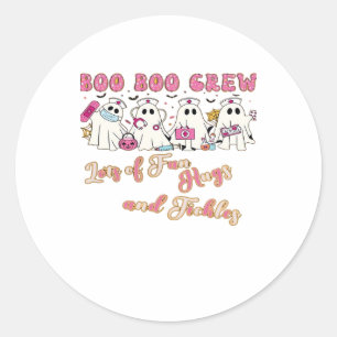 Paediactric Nurse Fun Halloween Design Essential T Classic Round Sticker
