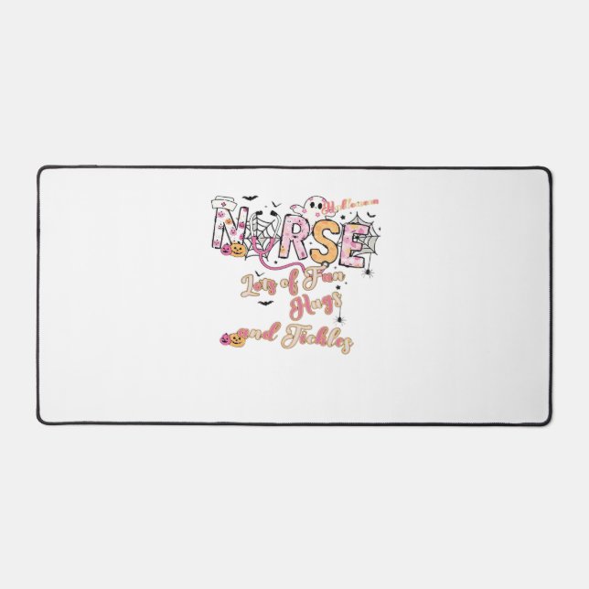 Paediactric Nurse Fun Halloween Design Essential T Desk Mat (Front)