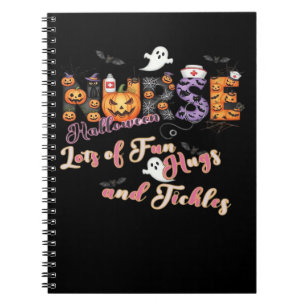 Paediactrics Nurse Fun Halloween Design Essential Notebook