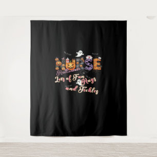 Paediactrics Nurse Fun Halloween Design Essential Tapestry