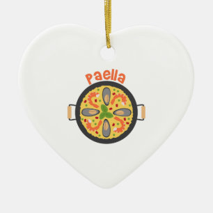 Paella Ceramic Ornament