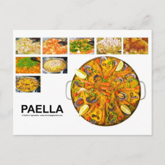 paella postcard