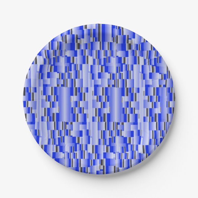 Paer plates Abstract shape design  (Front)