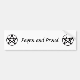 Pagan and Proud Bumper Sticker