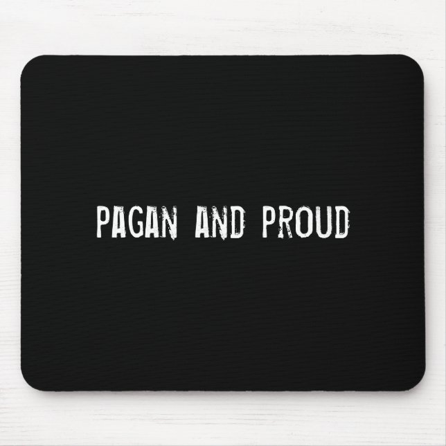 pagan and proud mouse pad (Front)