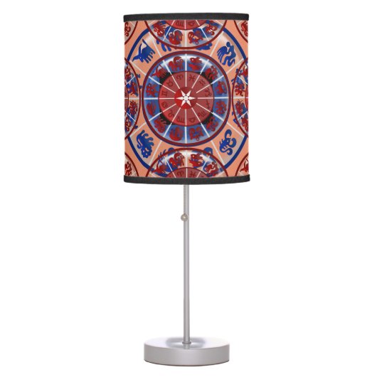 Pagan Astrology Floor Lamp (Front)