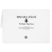 Pagan Birthday Cards (Back Horizontal)