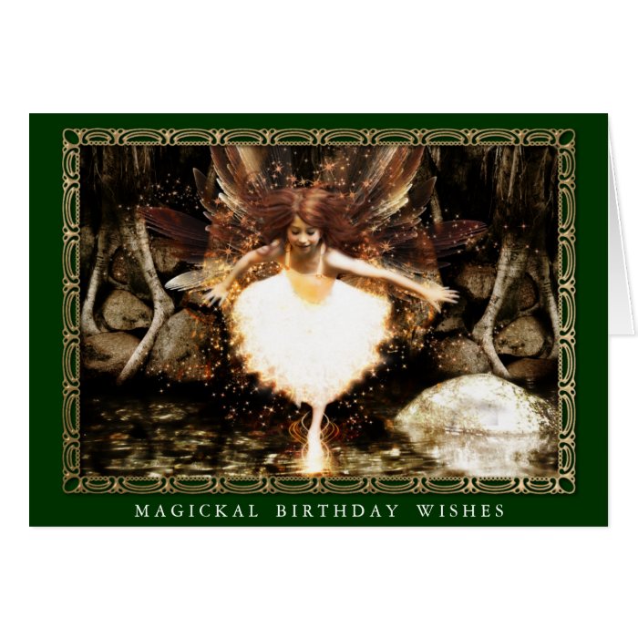 Pagan Birthday Greeting Card