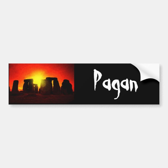 Pagan Bumper Sticker (Front)