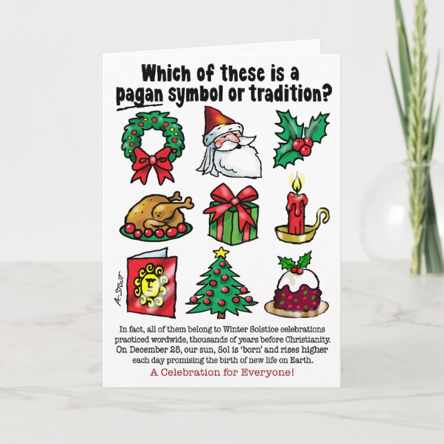 PAGAN CHRISTMAS - HOLIDAY CARD (Front)