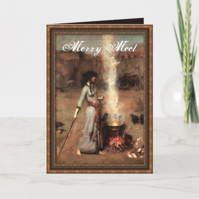 Pagan Customizable Holiday Card (Front)
