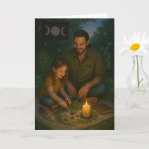 Pagan Father's Day Blessing Card