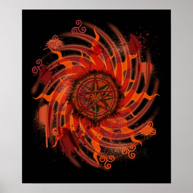 Pagan Graphic 01 Blk Poster (Front)