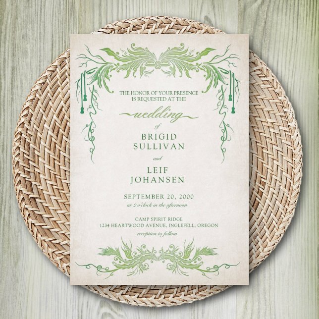 Pagan Handfasting Wedding Invitation (Creator Uploaded)