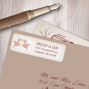 Pagan Handfasting Wedding Label