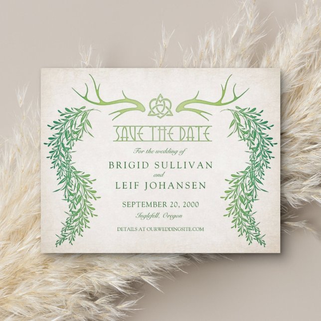 Pagan Handfasting Wedding Save The Date (Creator Uploaded)