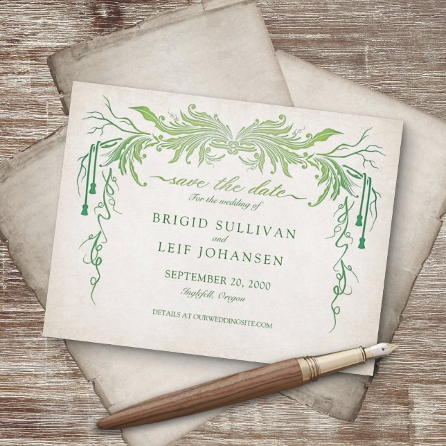 Pagan Handfasting Wedding Save The Date (Creator Uploaded)